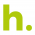 hampe ERP Tool iX Logo - grünes h mit grünen punkt